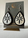 Black & Silver earrings